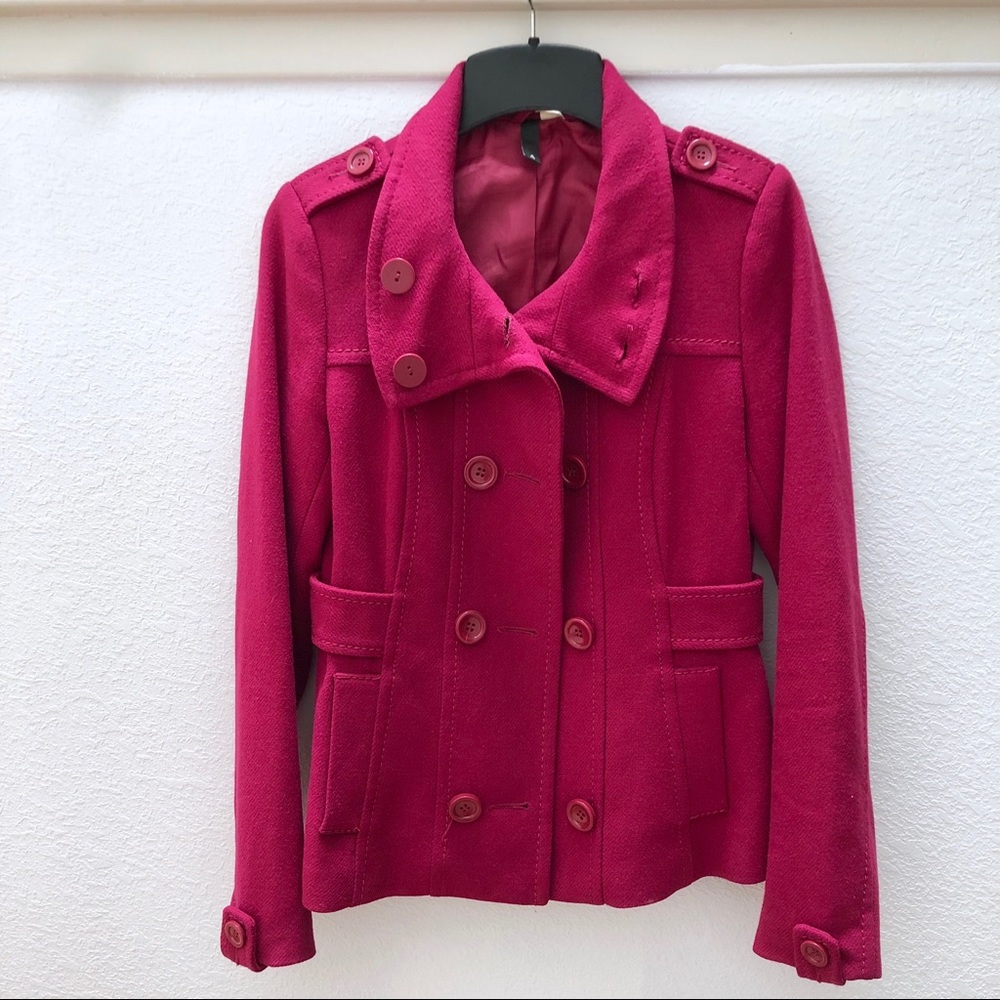 H&M Divided Pink Peacoat